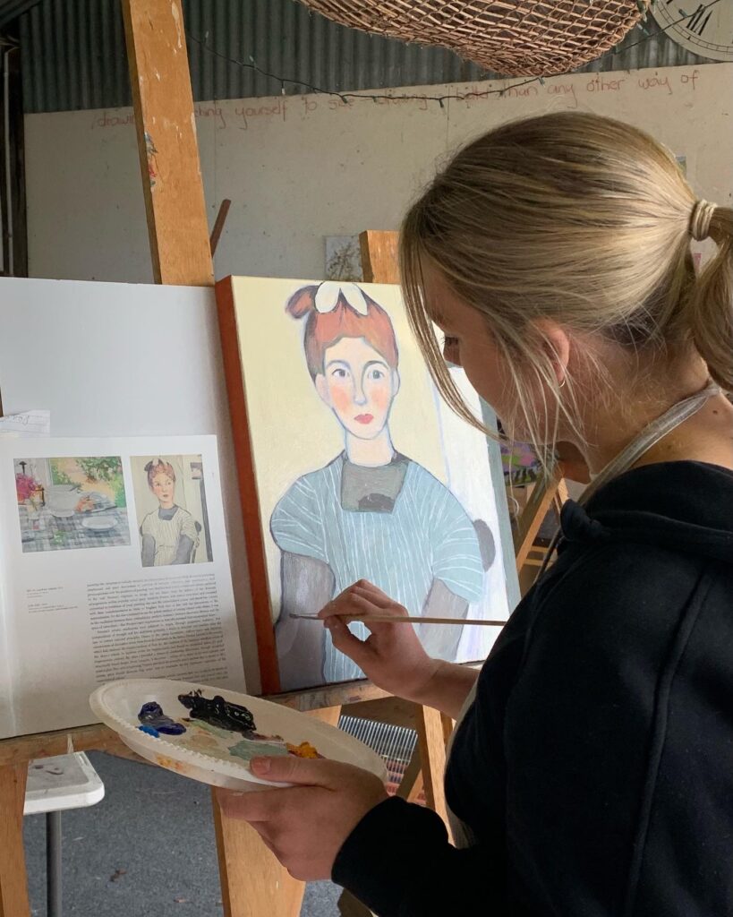 Painting at Kimbri