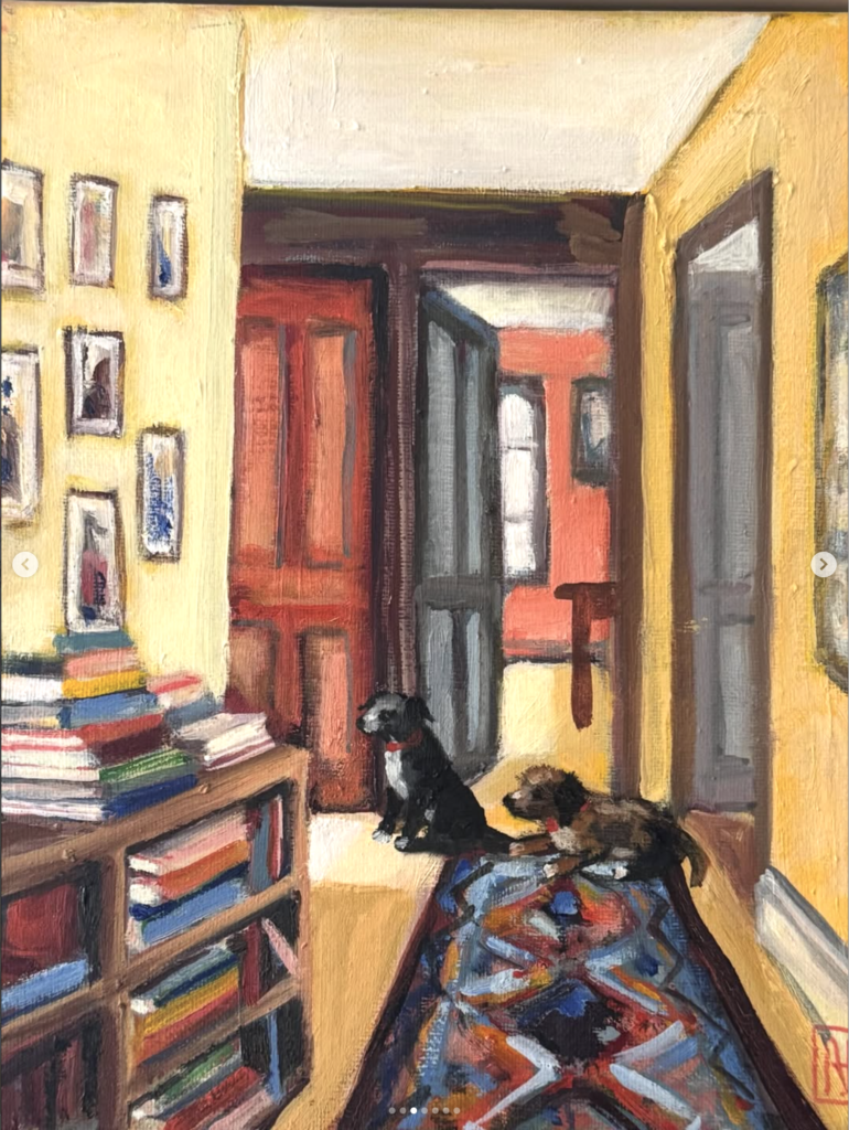 Living in Hope, oil on canvas, artwork by Annie Herron